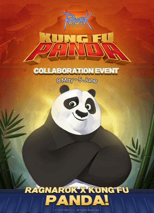 Ragnarok X Kung Fu Panda Collaboration Event